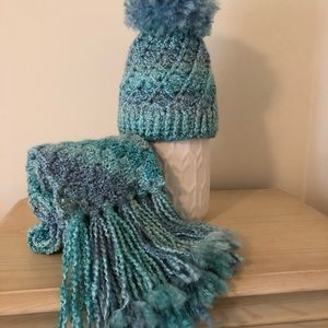 Handmade Hat and Scarf Set by BLD